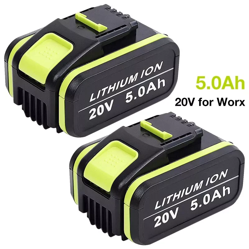 2PCS WA3551 20V 5000mAh Li-Ion Power Tools Replacement Rechargeable Battery for Worx WA3553 WX390 WX178 WX550 WX386 WX678 WG894E
2PCS WA3551 20V 5000mAh Li-Ion Power Tools Replacement Rechargeable Battery for Worx WA3553 WX390 WX178 WX550 WX386 WX678 WG894E