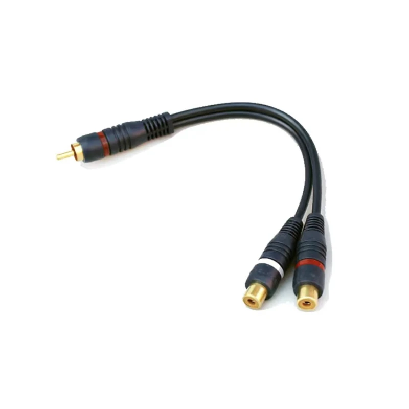 0.2M Cord Line Cooper Wire 2 RCA Female To 1 RCA Male Splitter Cable Audio Splitter Distributor Converter Speaker Gold Cable
0.2M Cord Line Cooper Wire 2 RCA Female To 1 RCA Male Splitter Cable Audio Splitter Distributor Converter Speaker Gold Cable