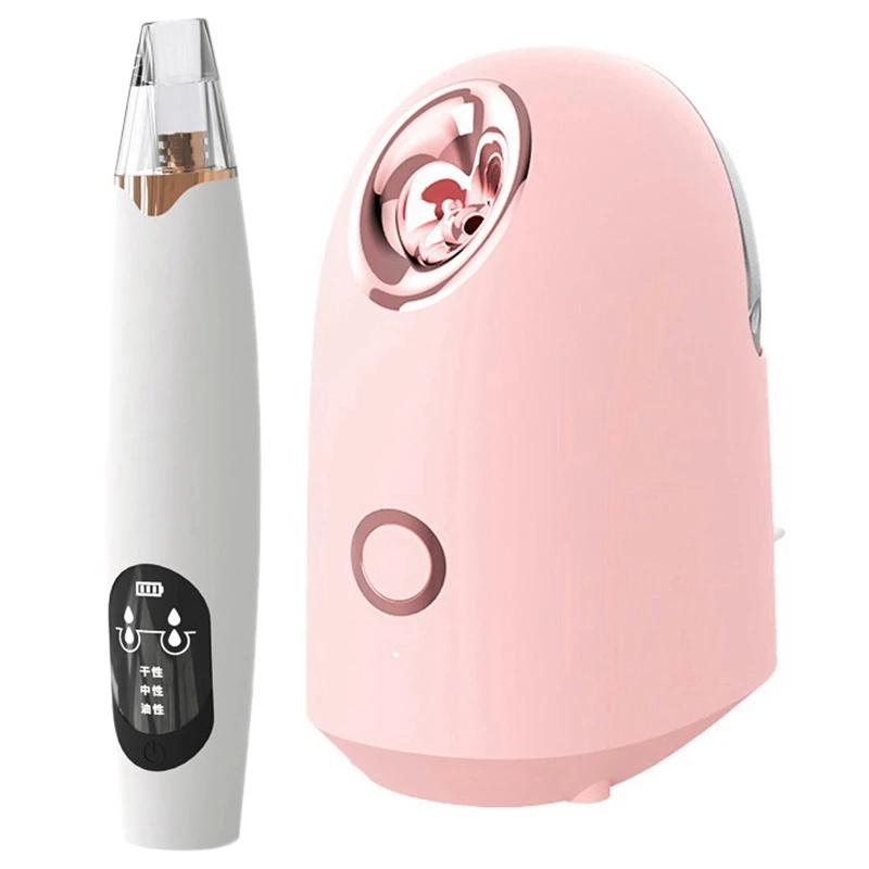 Blackhead Remover Skin Care Pore Vacuum Acne Pimple Removal Vacuum Suction Tool With Nano Ionic Facial Steamer US Plug
Blackhead Remover Skin Care Pore Vacuum Acne Pimple Removal Vacuum Suction Tool With Nano Ionic Facial Steamer US Plug