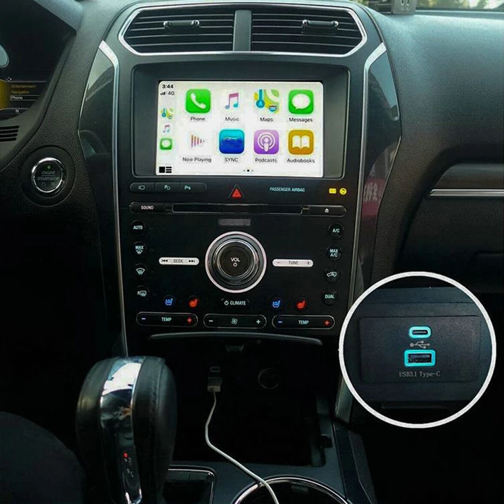 1× Black Moudle Car Brand New Controls Dual High Quality Interface Interface Module Type C+USB For Ford SYNC 3
1× Black Moudle Car Brand New Controls Dual High Quality Interface Interface Module Type C+USB For Ford SYNC 3