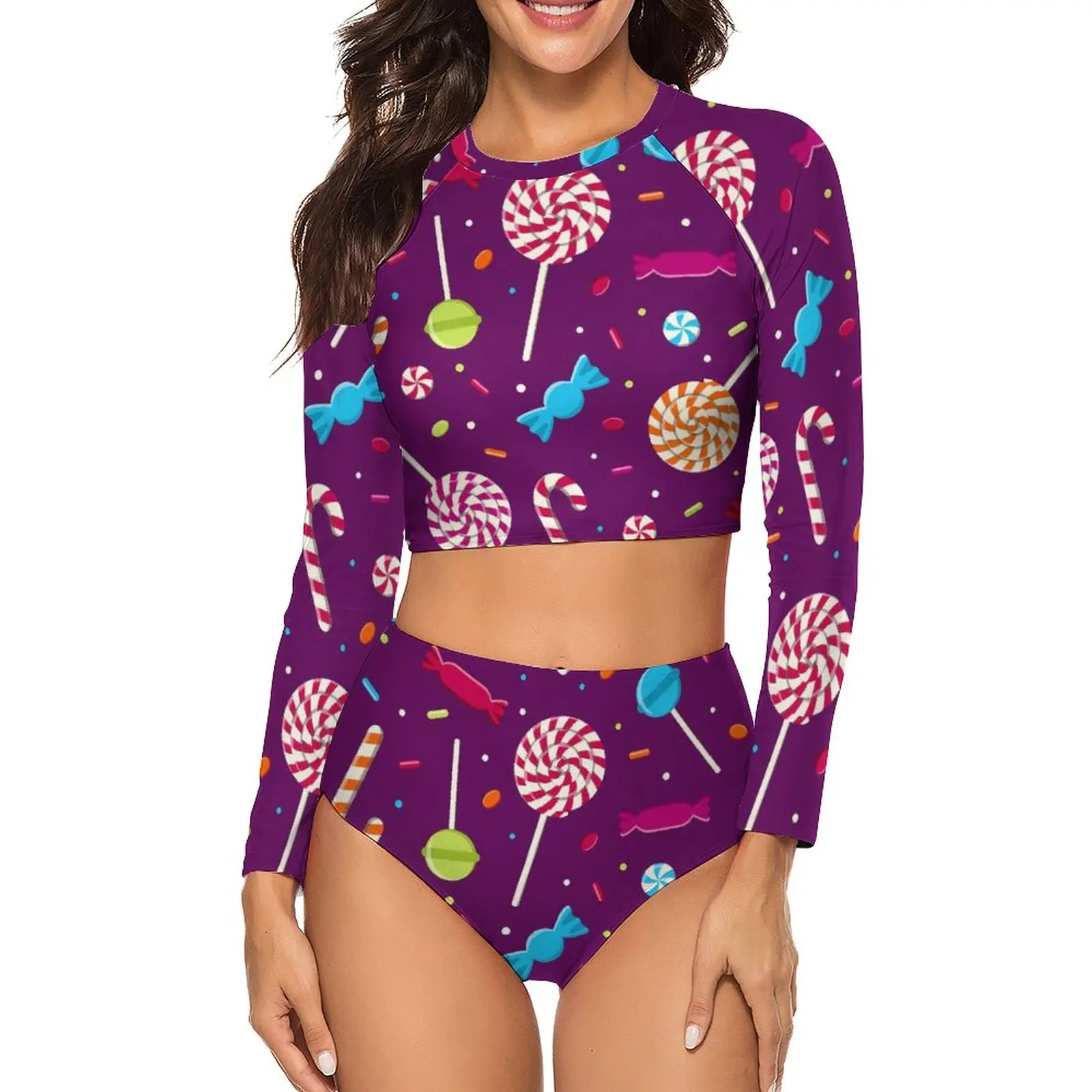 Пикантный комплект бикини с конфетным принтом, винтажный купальник бикини с милыми зубьями, купальник с высоким вырезом, пляжная одежда для...
Пикантный комплект бикини с конфетным принтом, винтажный купальник бикини с милыми зубьями, купальник с высоким вырезом, пляжная одежда для...