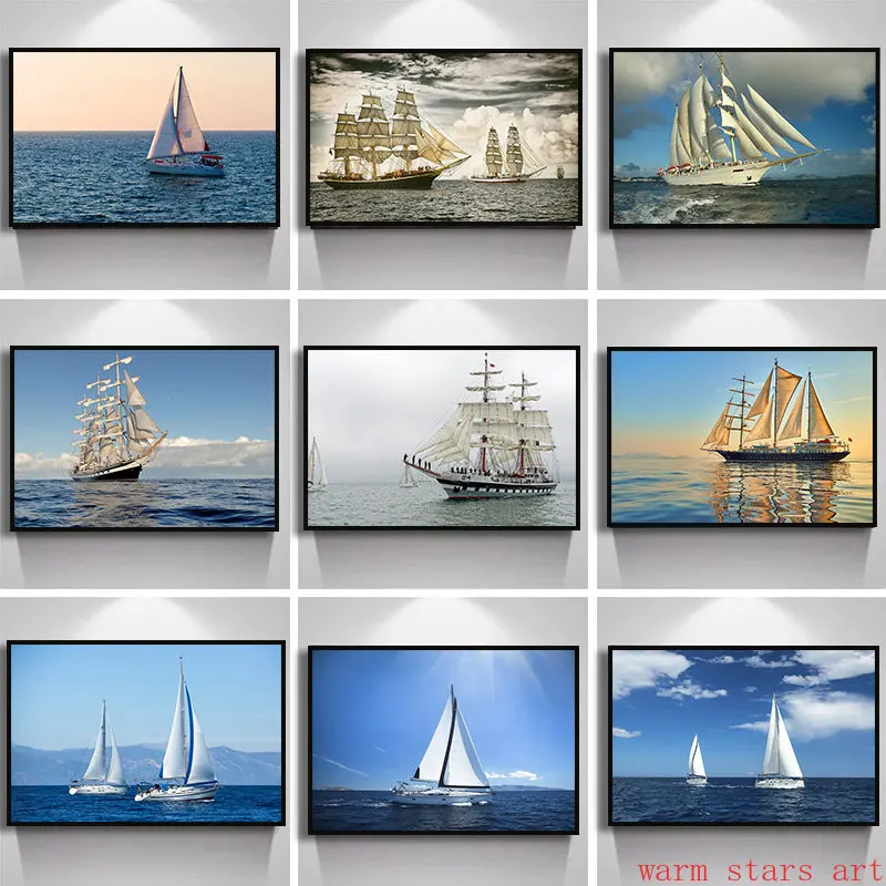 Modern Seascape Poster Ship Sailing In The Wave Canvas Painting Wall Art Picture Decoration for Living Room Nordic Home Decor
Modern Seascape Poster Ship Sailing In The Wave Canvas Painting Wall Art Picture Decoration for Living Room Nordic Home Decor