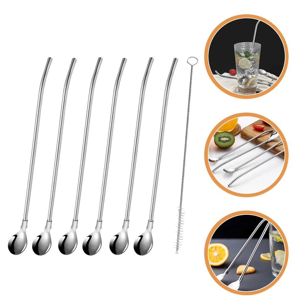Spoon Straw Straws Stirring Coffee Tea Spoons Mixing Stirrer Drinking Ice Cocktail Metal Cream Dessertstick Reusablesmoothie Rod
Spoon Straw Straws Stirring Coffee Tea Spoons Mixing Stirrer Drinking Ice Cocktail Metal Cream Dessertstick Reusablesmoothie Rod