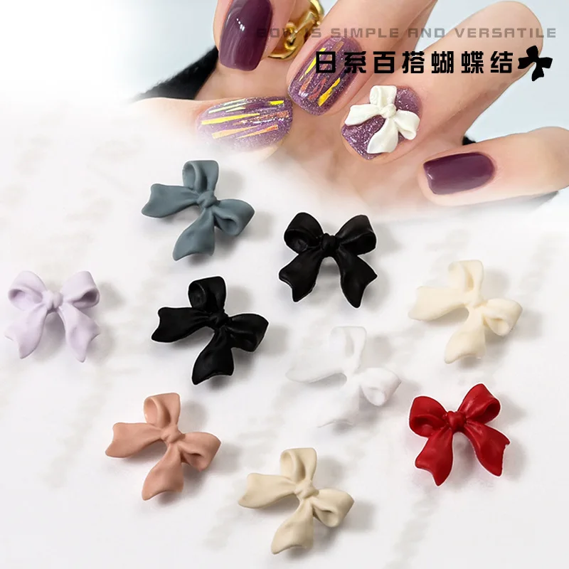 50pcs Black White Colorful Bow Resin Nail Art Decor 3D Bowknot Nail Charm Ornament Jewelry DIY Manicure Design Accessories
50pcs Black White Colorful Bow Resin Nail Art Decor 3D Bowknot Nail Charm Ornament Jewelry DIY Manicure Design Accessories