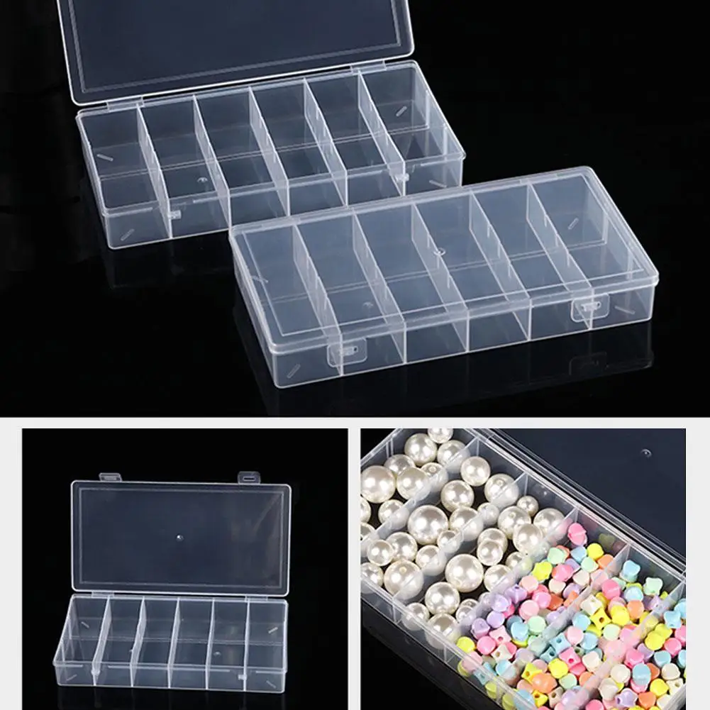 1pc Large Plastic Organizer Box Loose beads Carrying Case Transparent Storage Container for Jewelry DIY Components Accessor F7D1
1pc Large Plastic Organizer Box Loose beads Carrying Case Transparent Storage Container for Jewelry DIY Components Accessor F7D1