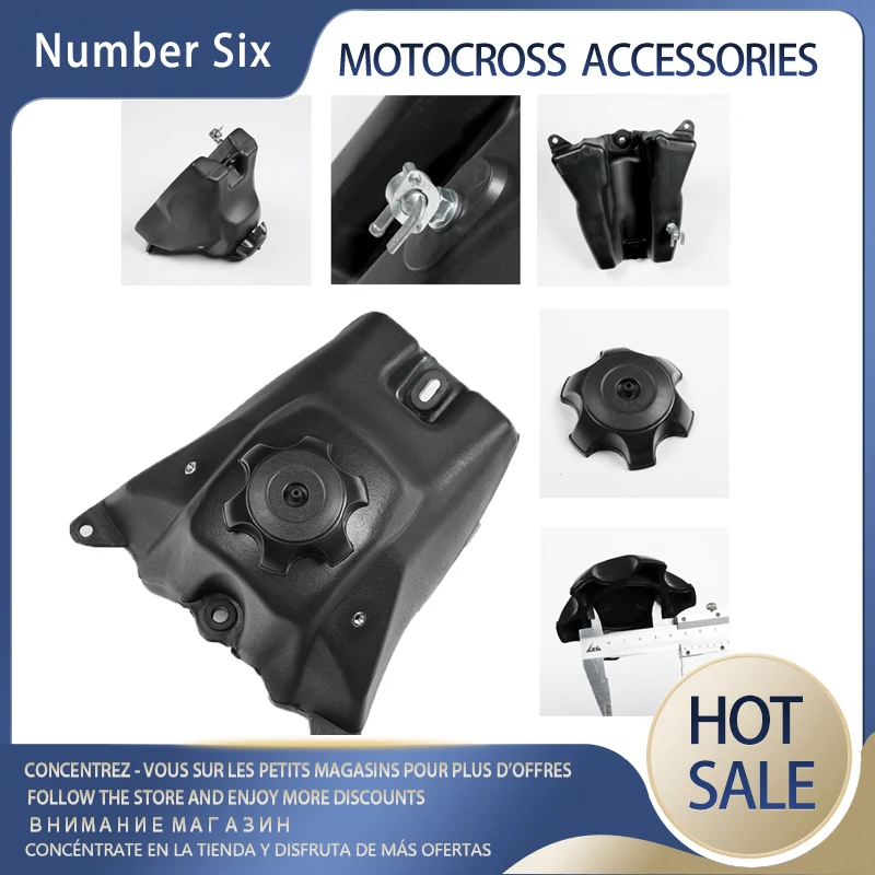 Plastic Black Motorcycle Petrol Gas Fuel Tanks with Oil Switch Tank Cap For SSR Honda CRF XR 50-125CC Dirt Pit Bike
Plastic Black Motorcycle Petrol Gas Fuel Tanks with Oil Switch Tank Cap For SSR Honda CRF XR 50-125CC Dirt Pit Bike