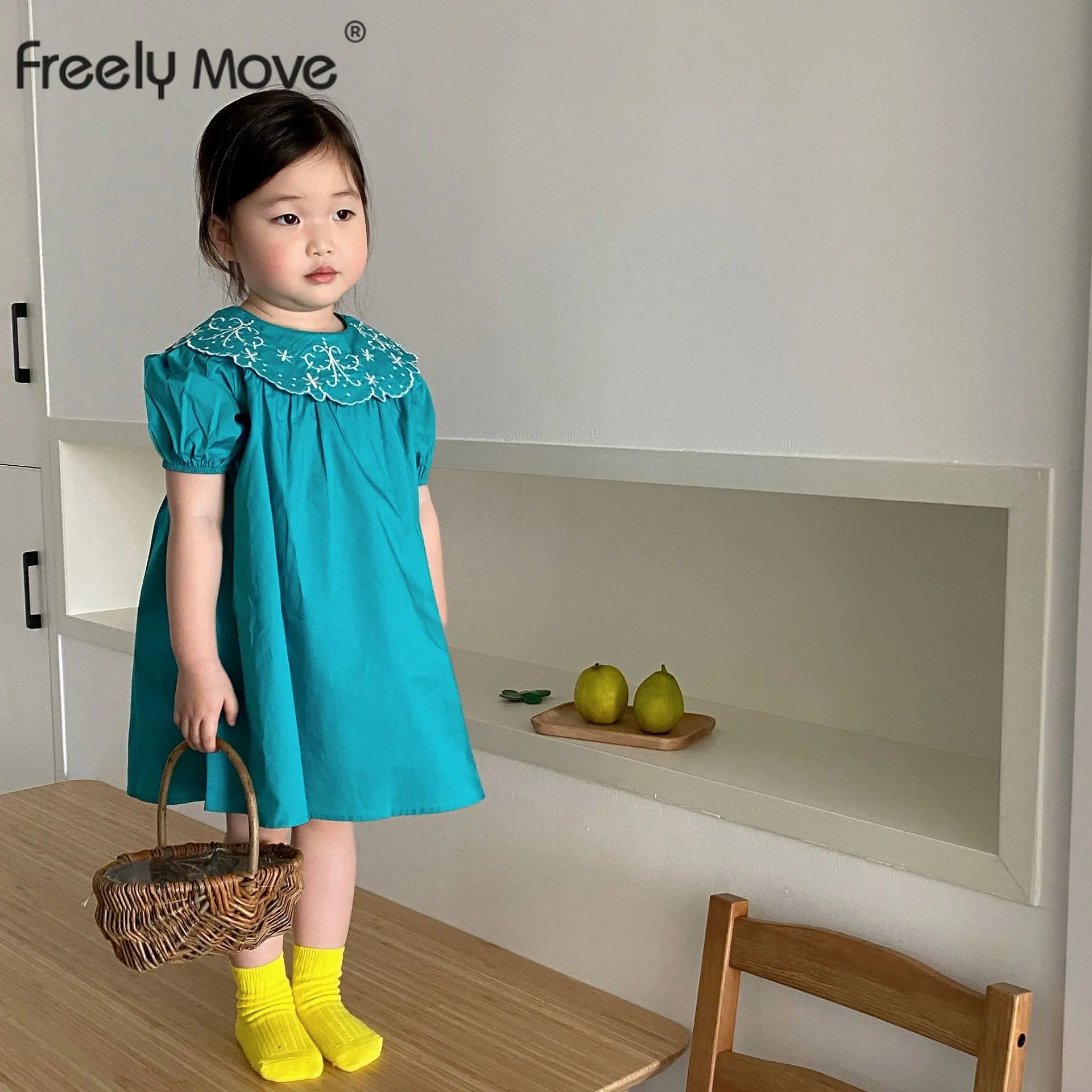 Freely Move Fashion Girl Princess Dress Summer Toddler Child Embroidery Vestido Puff Sleeve Party Wedding Birthday Baby Clothes
Freely Move Fashion Girl Princess Dress Summer Toddler Child Embroidery Vestido Puff Sleeve Party Wedding Birthday Baby Clothes