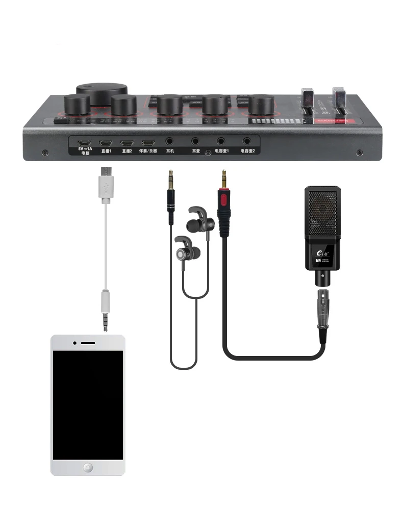 UC03 Sound Card Computer USB Desktop Microphone Universal Professional Mobile Phone Live Broadcast Equipment
UC03 Sound Card Computer USB Desktop Microphone Universal Professional Mobile Phone Live Broadcast Equipment