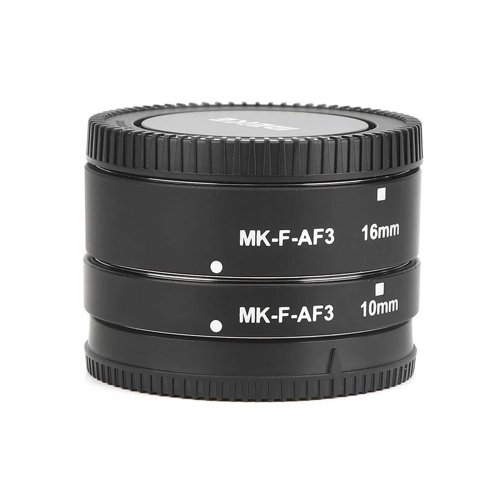 Meike MK-F-AF3 Metal Nickel Plating Macro Lens Ring Extension Tube for Fuji X Mount Whole Series Mirrorless Camera
Meike MK-F-AF3 Metal Nickel Plating Macro Lens Ring Extension Tube for Fuji X Mount Whole Series Mirrorless Camera