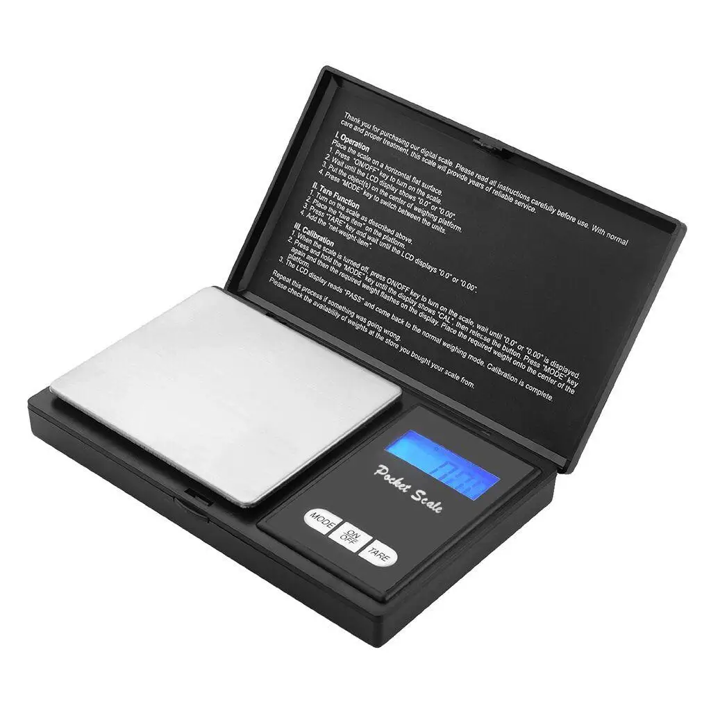 

Digital Scale for Gold Sterling Silver Jewelry Scales Balance Gram Electronic Scales 100g/200g/300g/500g x 0.01g Mini Pocket