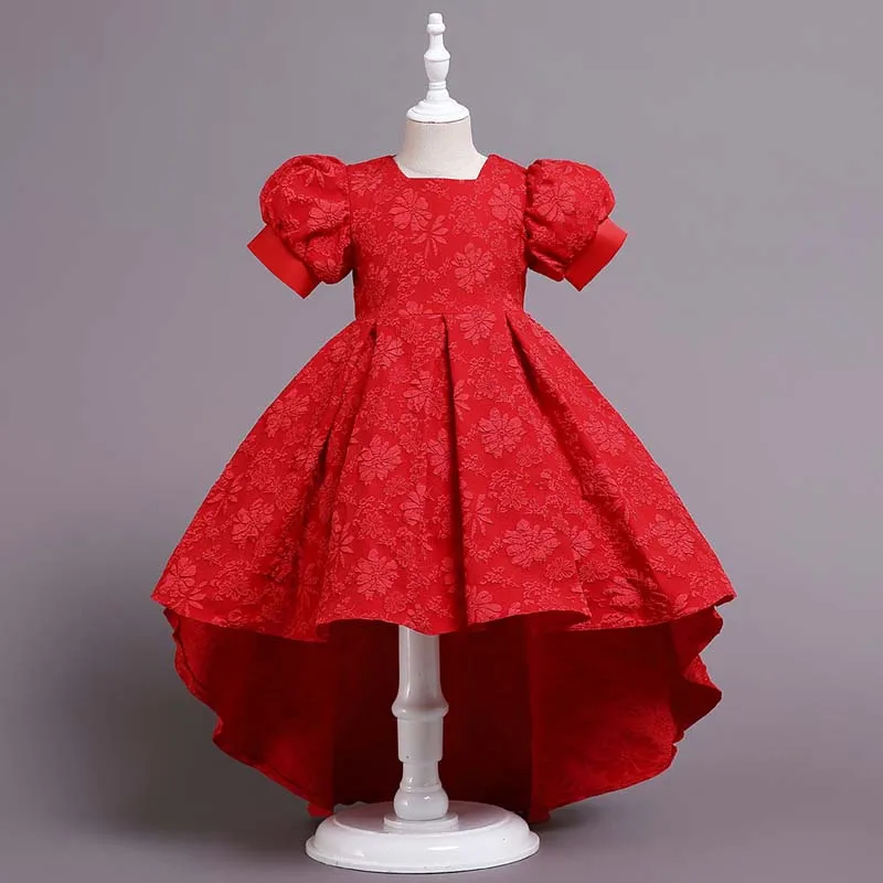 2022 Luxury Party Dress Trailing Evening Frock for 3 to 12 Years Jacquard Puff Sleeves Girl Carnival Vestidos Gowns Clothing
2022 Luxury Party Dress Trailing Evening Frock for 3 to 12 Years Jacquard Puff Sleeves Girl Carnival Vestidos Gowns Clothing