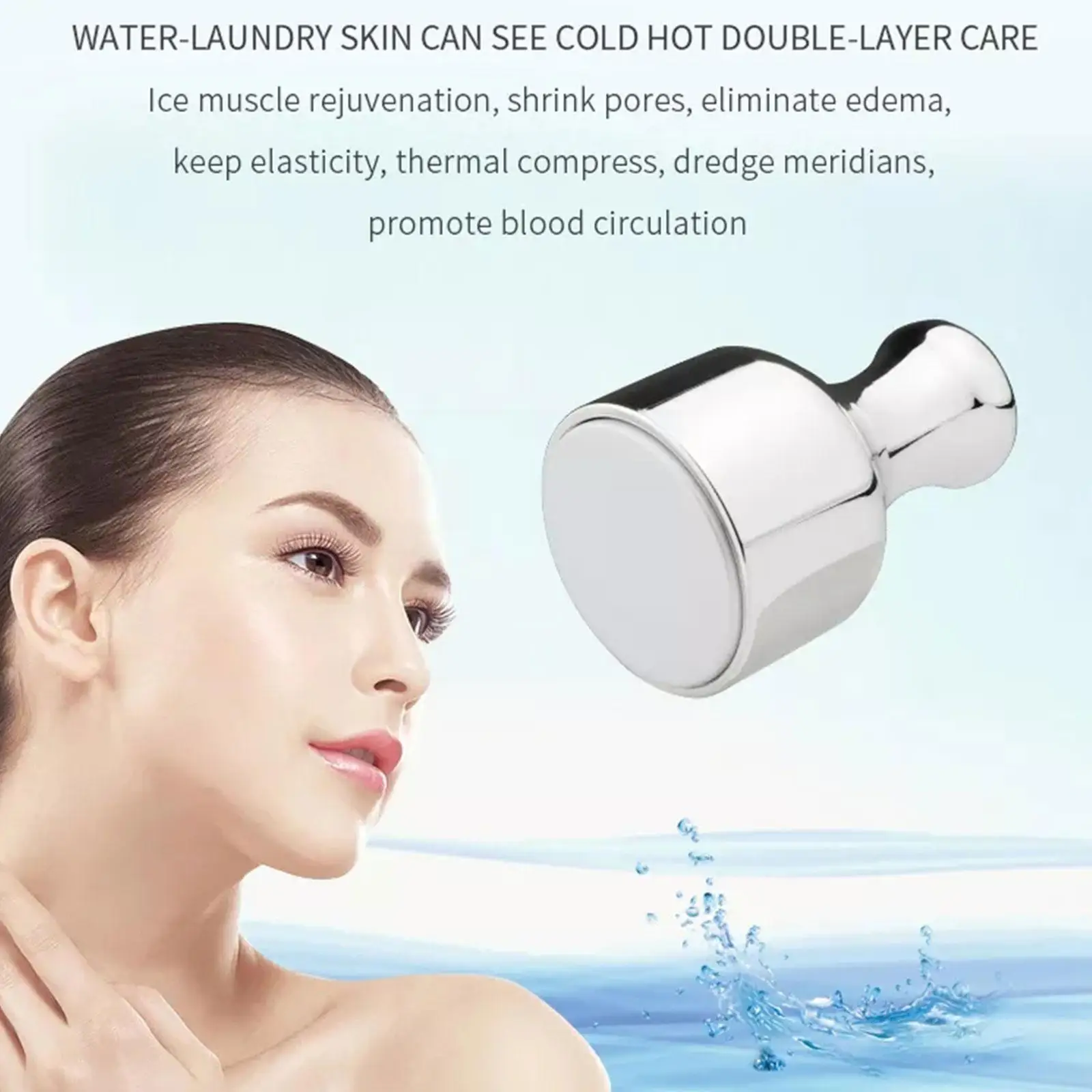 Face Ice Cooler Roller Ice Compress Hammer Beauty Care Skin Massager Shrink Reduce Body Tighten Edema Cooling Relax Tool Po Y1M4
Face Ice Cooler Roller Ice Compress Hammer Beauty Care Skin Massager Shrink Reduce Body Tighten Edema Cooling Relax Tool Po Y1M4