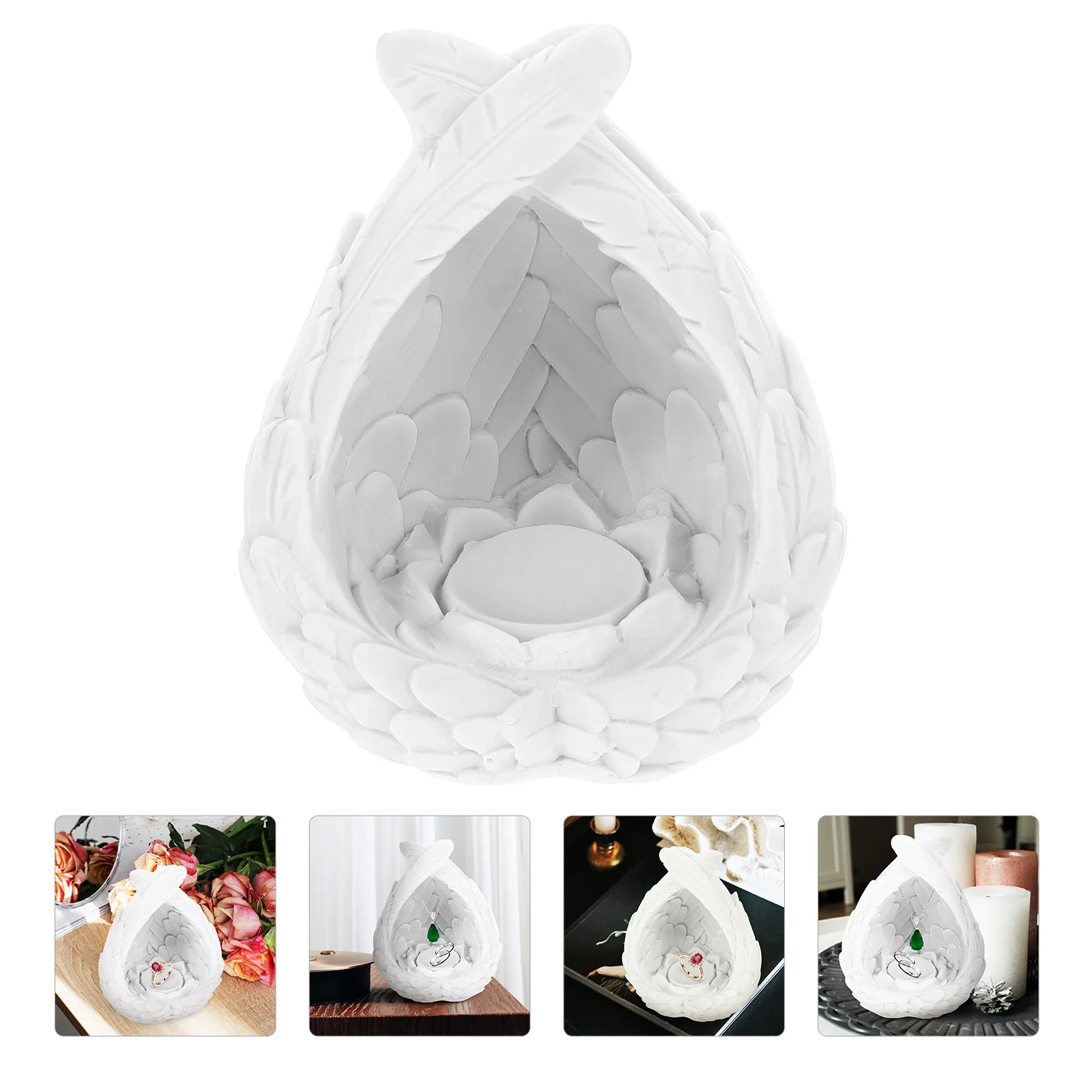 Tray Jewelry Dish Plate Holder Angel Ring Storage Trinket Display Resin Decorative Wings Key Vanity Wing Makeup Stand Home
Tray Jewelry Dish Plate Holder Angel Ring Storage Trinket Display Resin Decorative Wings Key Vanity Wing Makeup Stand Home