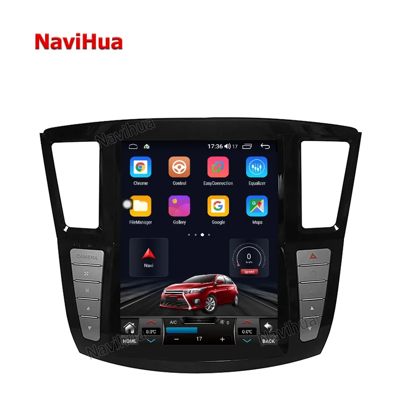 Автомобильный мультимедийный сенсорный экран NAVIHUA для Infiniti QX60 2014-2019 Android 10.0