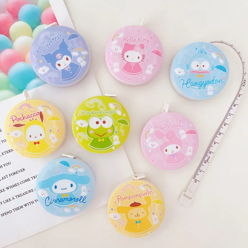 Аниме Sanrio Kawaii Cinnamoroll Kuromi Melody Girl Heart портативная рулетка измерительная мягкая линейка креативная брелок подвеска
Аниме Sanrio Kawaii Cinnamoroll Kuromi Melody Girl Heart портативная рулетка измерительная мягкая линейка креативная брелок подвеска