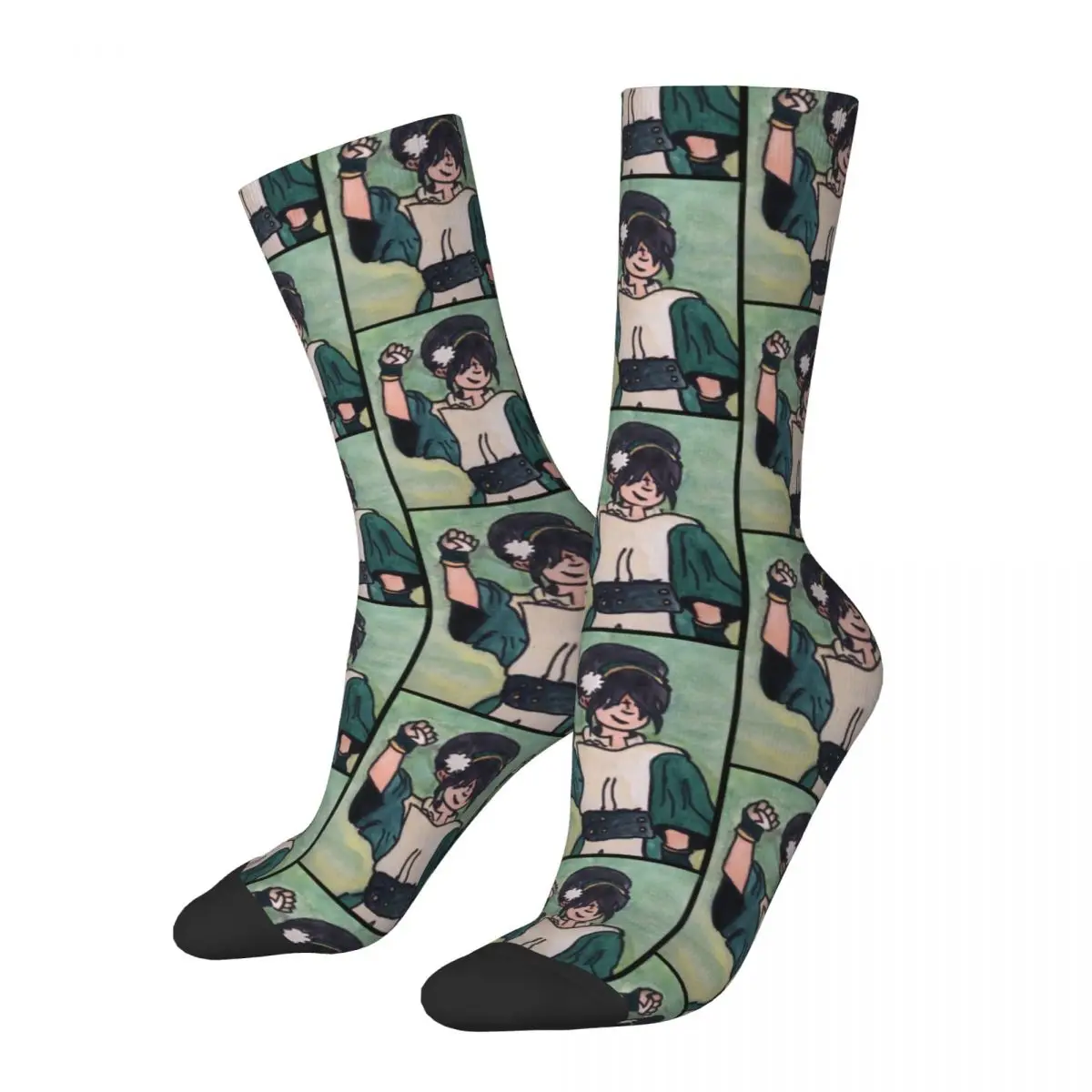 Winter Warm Hip-hop Men's Women's Avatar The Last Paintbender Toph Stained Glass Socks Sweat Absorbing Basketball Socks
Winter Warm Hip-hop Men's Women's Avatar The Last Paintbender Toph Stained Glass Socks Sweat Absorbing Basketball Socks