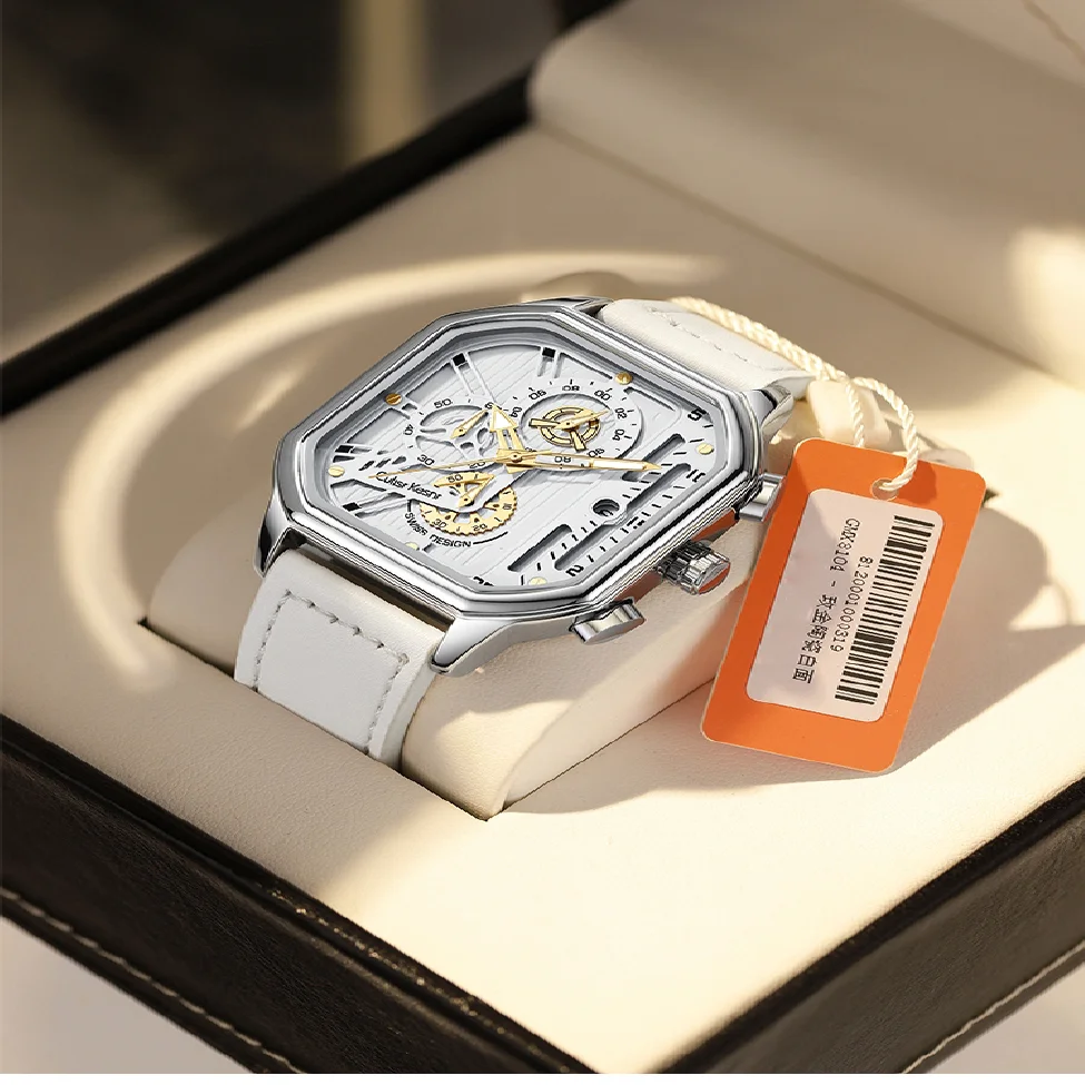 New Fashion Trend Women's Watch White Square Case Quartz Watches Leather strap Luxury Casual Elegant Wrist watches for women
New Fashion Trend Women's Watch White Square Case Quartz Watches Leather strap Luxury Casual Elegant Wrist watches for women