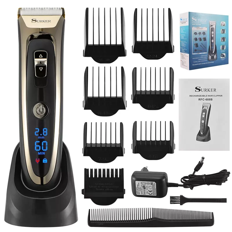 Hair Clipper For Men Professional Hair Cutting Machine Electric Shaver Beard Rechargeable Dragon Barber Shop Hair Trimmer Set T9
Hair Clipper For Men Professional Hair Cutting Machine Electric Shaver Beard Rechargeable Dragon Barber Shop Hair Trimmer Set T9