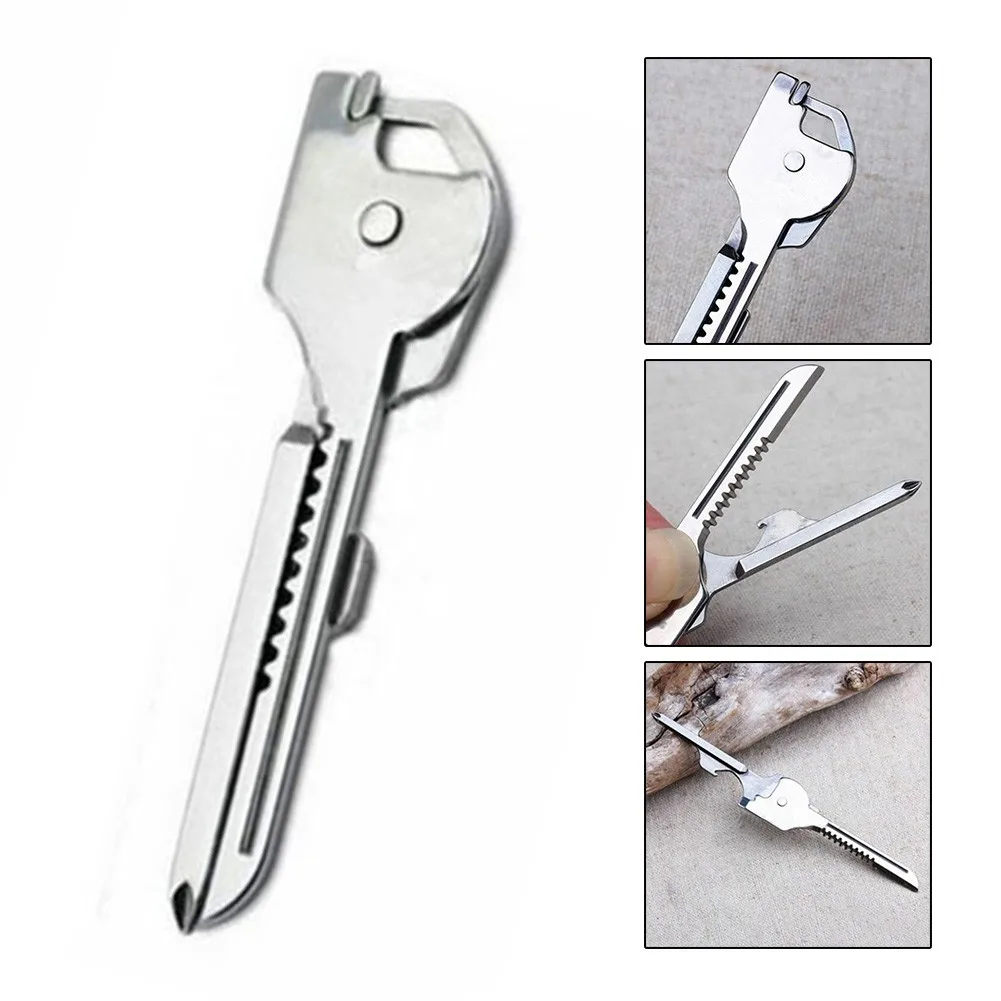 EDC 6 In 1 Multi-functional Stainless Utili-Key Key Ring Pocket Opener Keychain Kit Tool Smal Tacticals Screwdriver Outdoor Tool
EDC 6 In 1 Multi-functional Stainless Utili-Key Key Ring Pocket Opener Keychain Kit Tool Smal Tacticals Screwdriver Outdoor Tool
