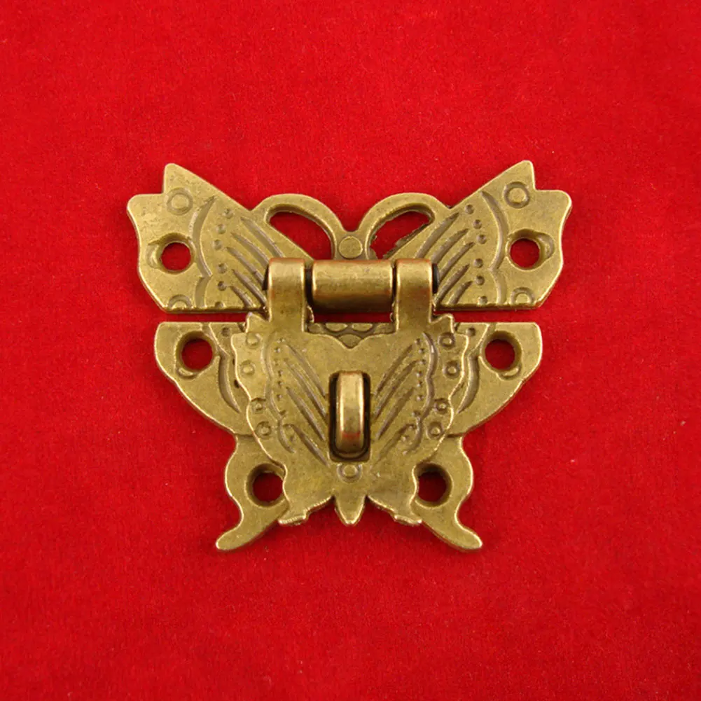 Vintage Butterfly Latch Catch Jewelry Wooden Box Lock Hasp Pads Chest Lock New
Vintage Butterfly Latch Catch Jewelry Wooden Box Lock Hasp Pads Chest Lock New