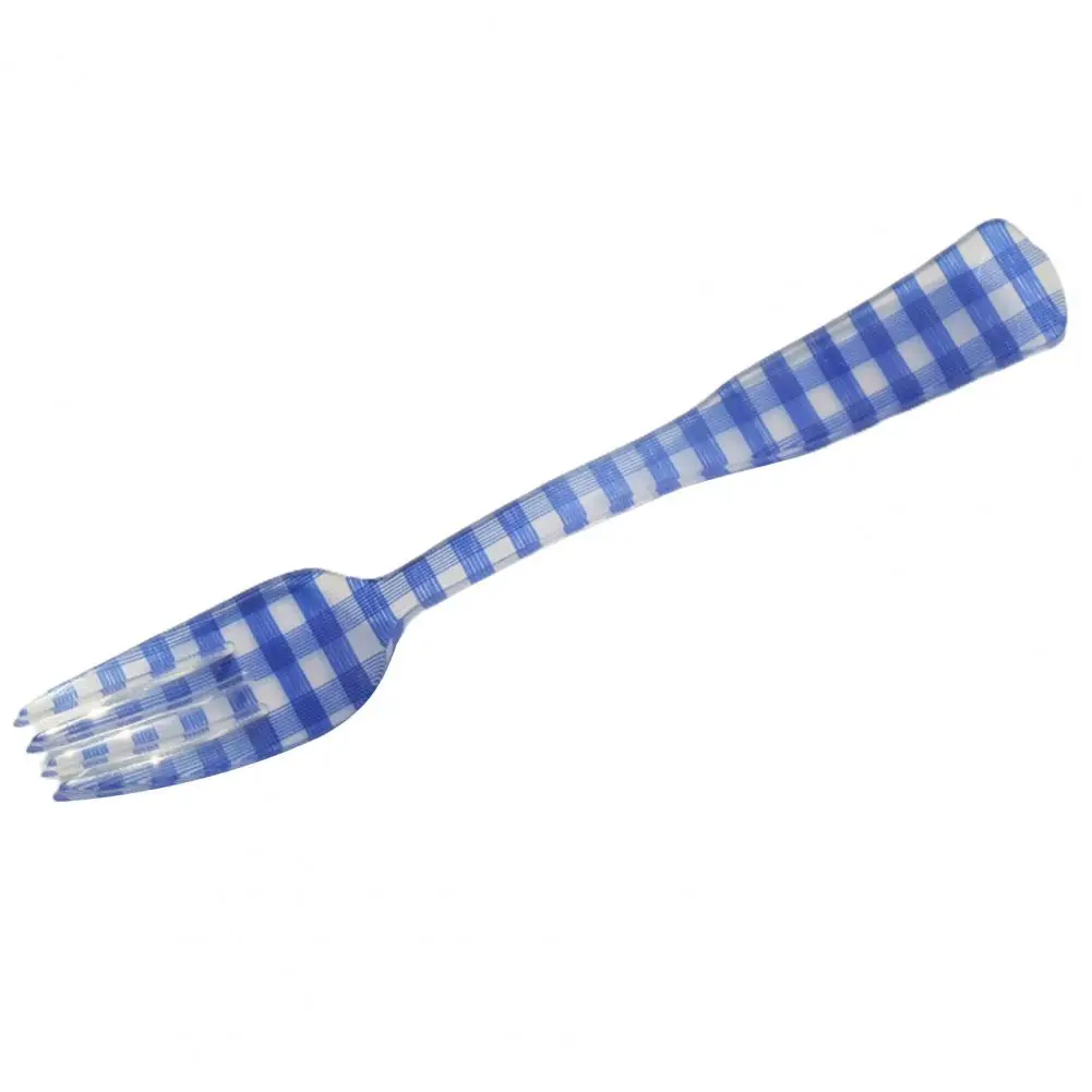 Dessert Fork Plaid Pattern High Durability Acrylic Dessert Spoon Fork Outdoor Picnic Photography Props Home Supplies
Dessert Fork Plaid Pattern High Durability Acrylic Dessert Spoon Fork Outdoor Picnic Photography Props Home Supplies