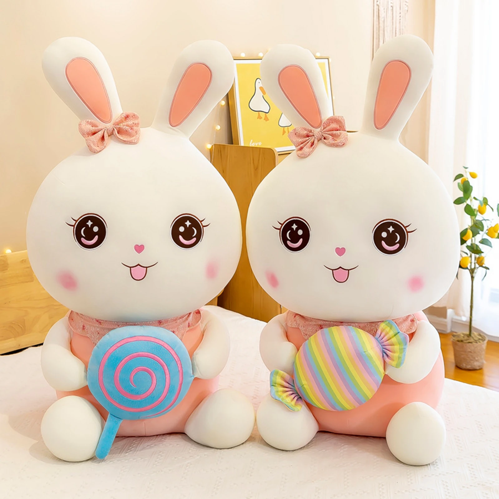 2022 Bunny Stuffed Animal Toy Cute Cartoon Rabbit with Candy Doll Plush Toy Birthday Gift for Boys Girls 30CM
2022 Bunny Stuffed Animal Toy Cute Cartoon Rabbit with Candy Doll Plush Toy Birthday Gift for Boys Girls 30CM