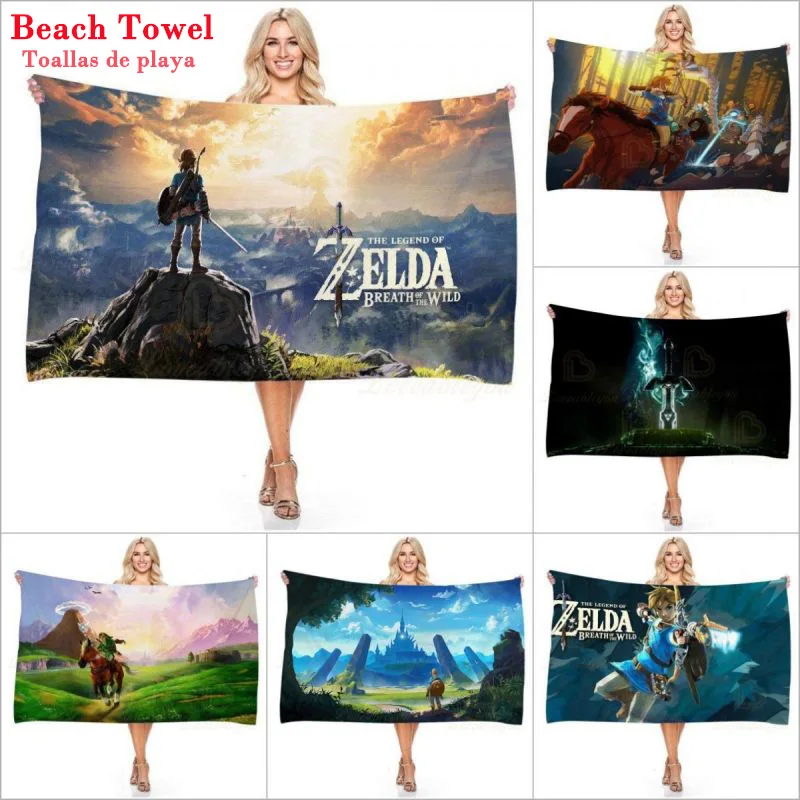 The Legends of Zelda Quick Dry Beach Towel Double-sided Flannel Face Washcloth Swimming Surfing Bath Towels
The Legends of Zelda Quick Dry Beach Towel Double-sided Flannel Face Washcloth Swimming Surfing Bath Towels