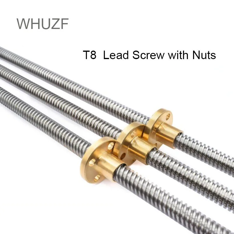 3D Printer T8 Lead Screw OD 8mm Pitch 2mm Lead 8mm 200mm 250mm 300mm 350mm 400mm 450mm 500mm-800mm With Flange Nut For Reprap
3D Printer T8 Lead Screw OD 8mm Pitch 2mm Lead 8mm 200mm 250mm 300mm 350mm 400mm 450mm 500mm-800mm With Flange Nut For Reprap