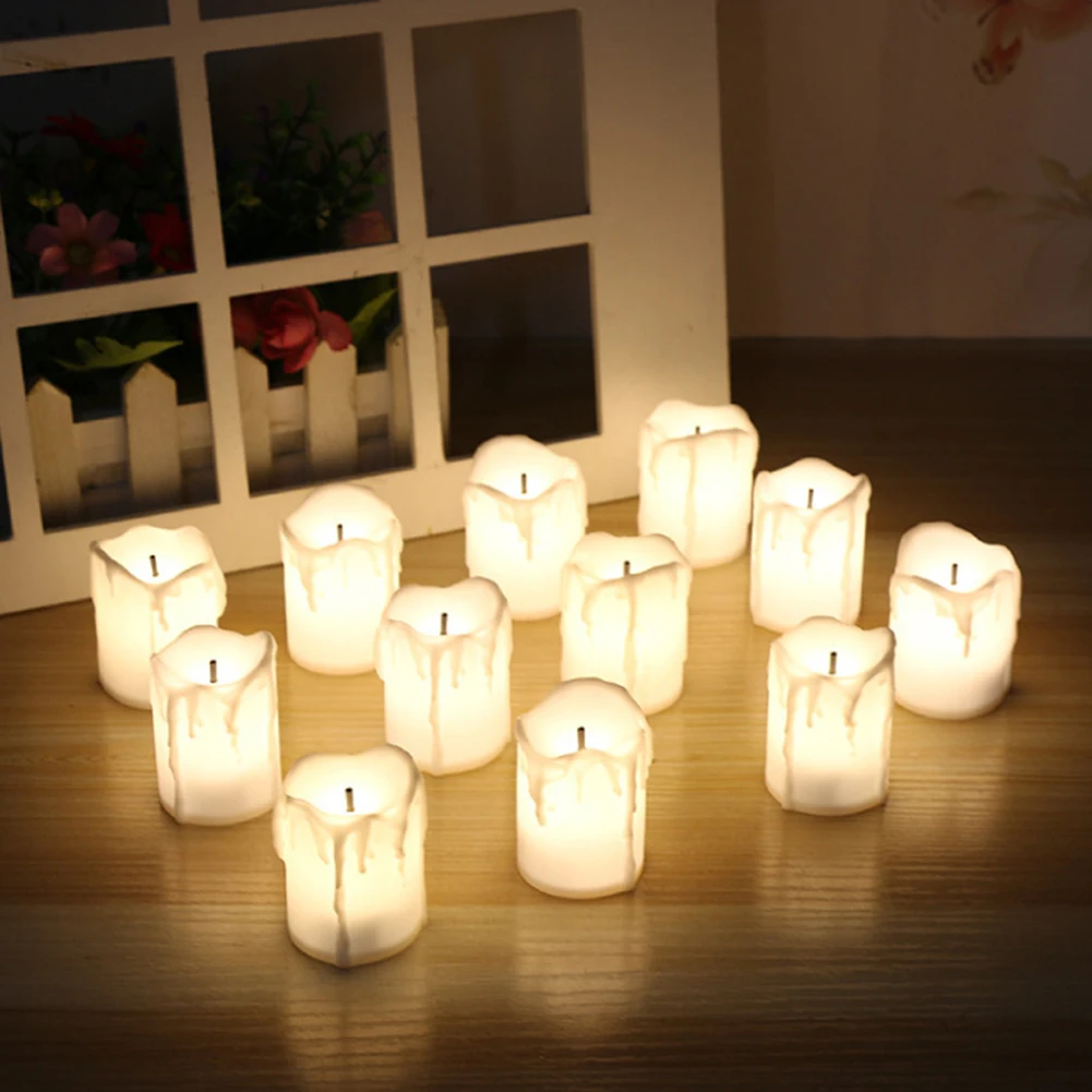 24pcs LED Candle Atmosphere Lamp Battery Operated Simulated Candle Lamp Decoration Safe Eco-Friendly for Birthday Party Supplies
24pcs LED Candle Atmosphere Lamp Battery Operated Simulated Candle Lamp Decoration Safe Eco-Friendly for Birthday Party Supplies