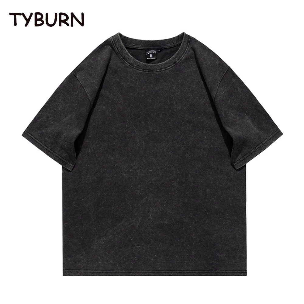 Summer Cotton Loose Worn-Out Straight Tube Black Short Sleeved Top For Men Casual Solid Color Street Outdoor Casual T-shirt
Summer Cotton Loose Worn-Out Straight Tube Black Short Sleeved Top For Men Casual Solid Color Street Outdoor Casual T-shirt