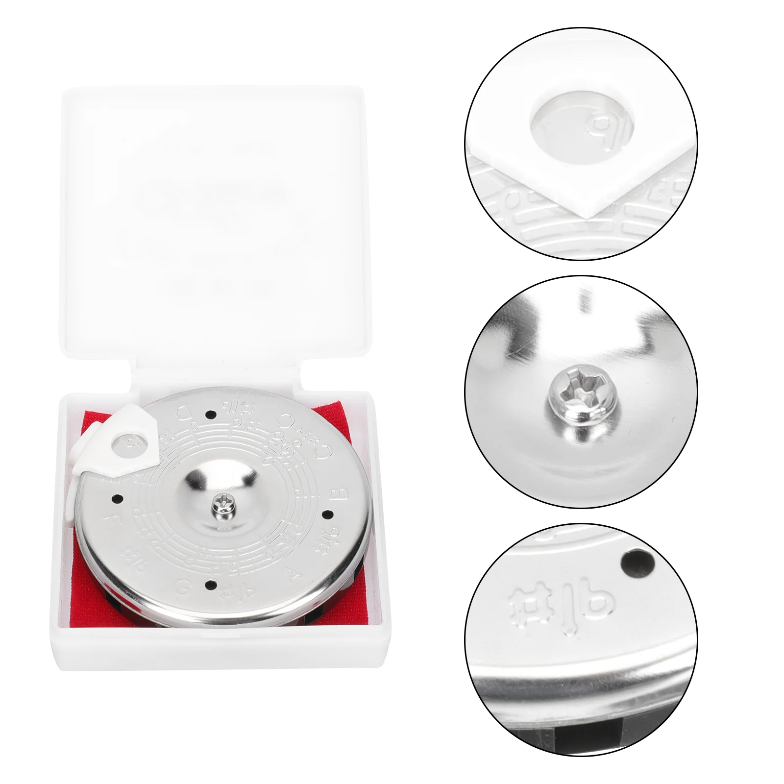 Bass Guitar Tuner Violin Tuning Tool Folk Zinc Alloy Pitch Pipe Singers Instrument 13 Tones
Bass Guitar Tuner Violin Tuning Tool Folk Zinc Alloy Pitch Pipe Singers Instrument 13 Tones