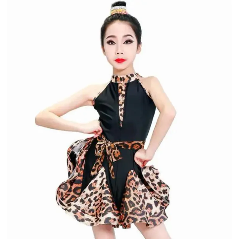 Kids Latin Dance Dress Practice Dresses Leopard Latin Performance For Women Girls Spandex Competition Examination Dance Skirt
Kids Latin Dance Dress Practice Dresses Leopard Latin Performance For Women Girls Spandex Competition Examination Dance Skirt