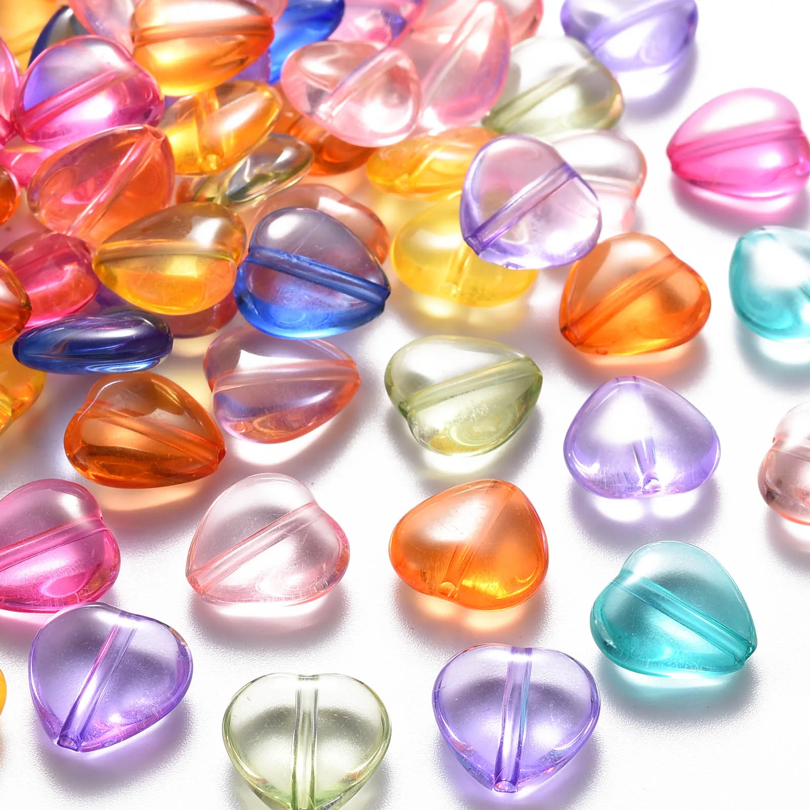 Heart Acrylic Beads Colorful Transparent Charm Beading for Chain Bracelet Necklace SchoolGirl Women Trendy Jewelry DIY Crafting
Heart Acrylic Beads Colorful Transparent Charm Beading for Chain Bracelet Necklace SchoolGirl Women Trendy Jewelry DIY Crafting