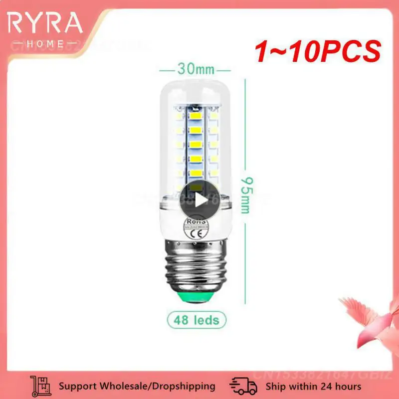 1~10PCS 5730 E27 LED Light Corn Lamp Energy Saving Lights Led Lamp 110V 220V Lampada Candle Ampoule LED Corn Light Bulbs
1~10PCS 5730 E27 LED Light Corn Lamp Energy Saving Lights Led Lamp 110V 220V Lampada Candle Ampoule LED Corn Light Bulbs