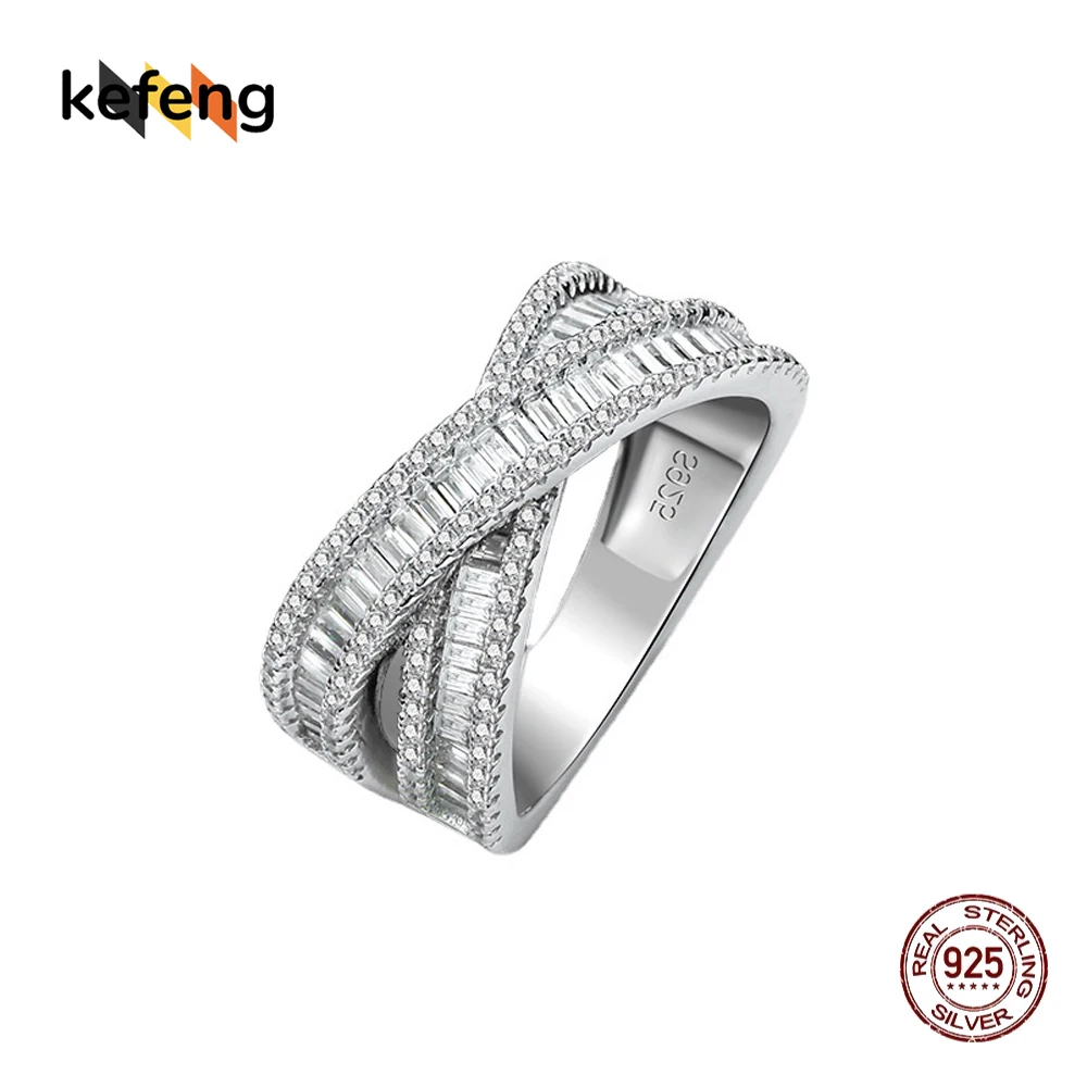 S925 Silver Cross Full Rhinestone Double Ring Index Finger Luxury Design Ring European and American Women Jewelry Accessories
S925 Silver Cross Full Rhinestone Double Ring Index Finger Luxury Design Ring European and American Women Jewelry Accessories