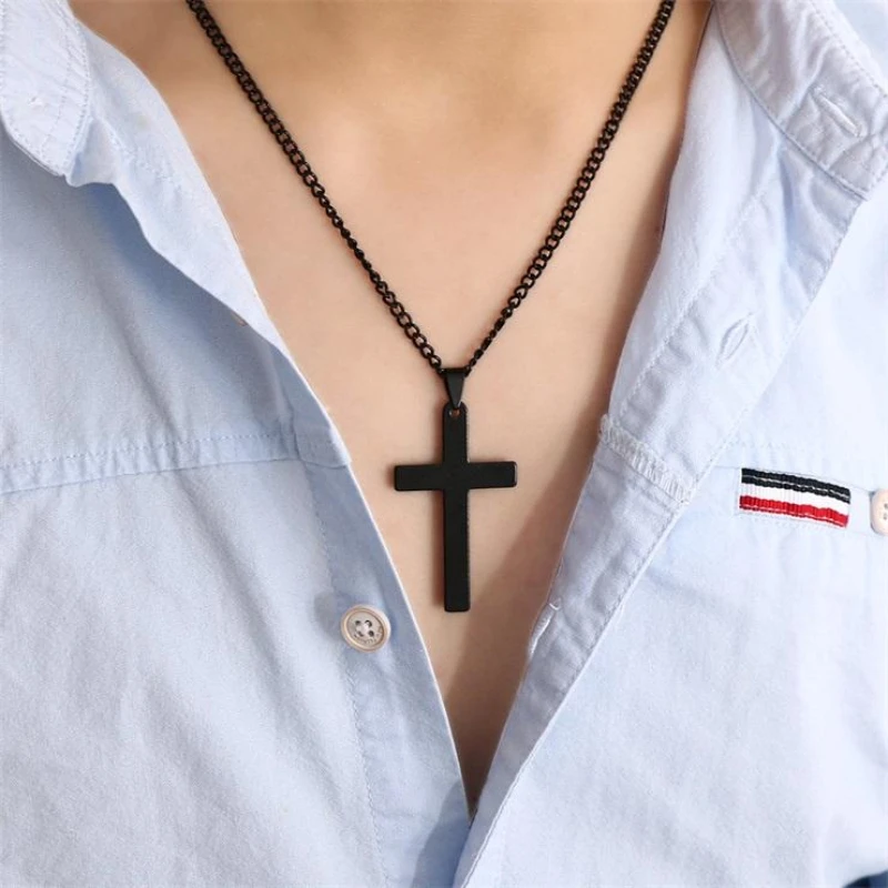 Fashion Cross Pendant Necklace Women Men Stainless Steel Link Chains Charm Necklace Cool Boys Girls Punk Hip Hop Jewelry Gifts
Fashion Cross Pendant Necklace Women Men Stainless Steel Link Chains Charm Necklace Cool Boys Girls Punk Hip Hop Jewelry Gifts