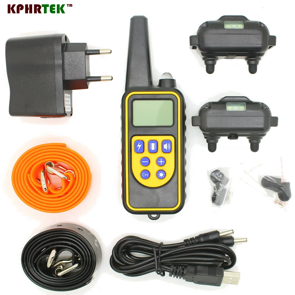 50pcs 800 meters Remote Dog Training Collar Rechargeable and waterproof KPHRTEK KP-DT01 Shock Vibration
50pcs 800 meters Remote Dog Training Collar Rechargeable and waterproof KPHRTEK KP-DT01 Shock Vibration
