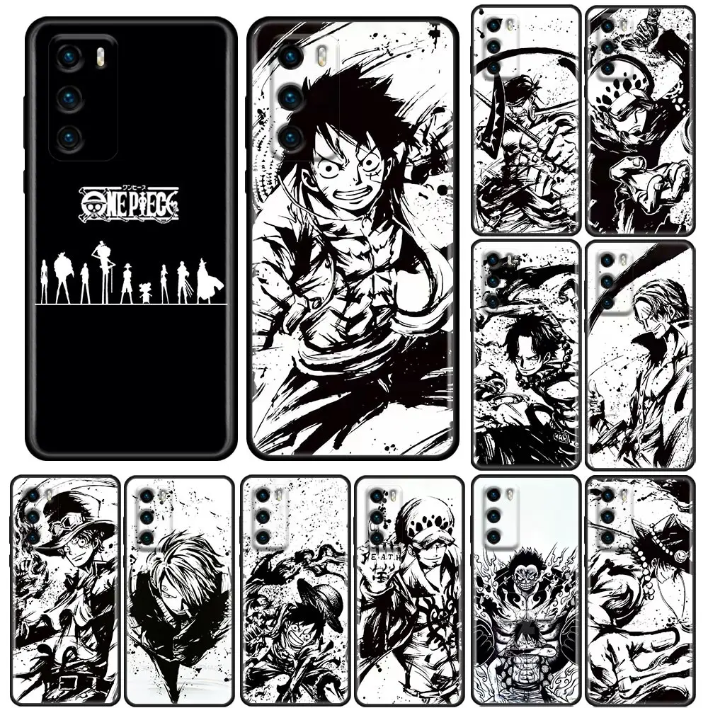 Silicone Phone Case For Huawei P30 P40 P20 P10 Lite P50 Pro P Smart Z 2019 Soft Back Cover One Piece Black and White Anime Coque
Silicone Phone Case For Huawei P30 P40 P20 P10 Lite P50 Pro P Smart Z 2019 Soft Back Cover One Piece Black and White Anime Coque
