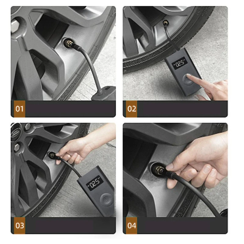 H7JA Tire Inflator Air Compressor, Portable DC 5V Air Pump for Car Bike Tires Inflatables Treasure Digital Tire Pump with LED
H7JA Tire Inflator Air Compressor, Portable DC 5V Air Pump for Car Bike Tires Inflatables Treasure Digital Tire Pump with LED