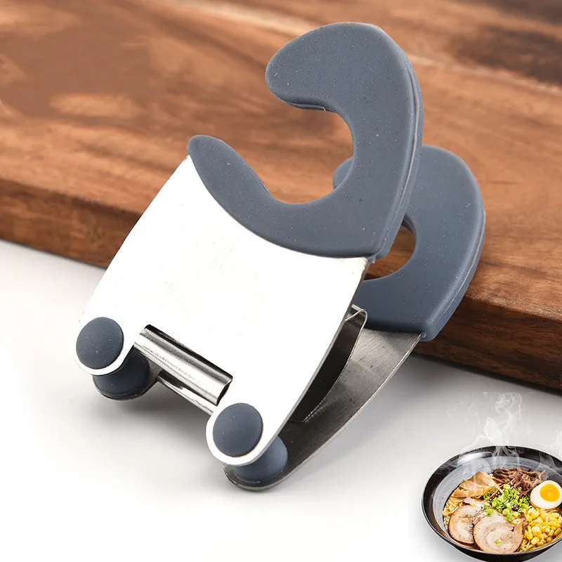 Stainless Steel Pot Side Clips Anti-scalding Spoon Holder Kitchen Gadgets Portable Spatula Spoon Holder Kitchen Accessories
Stainless Steel Pot Side Clips Anti-scalding Spoon Holder Kitchen Gadgets Portable Spatula Spoon Holder Kitchen Accessories