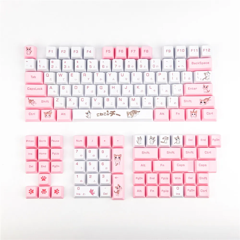 1 set PBT Dye Subbed Key Caps For MX Switch Mechanical Keyboard OEM Profile Keycap Cat Key Cap For Cherry 3000 Filco Customized
1 set PBT Dye Subbed Key Caps For MX Switch Mechanical Keyboard OEM Profile Keycap Cat Key Cap For Cherry 3000 Filco Customized