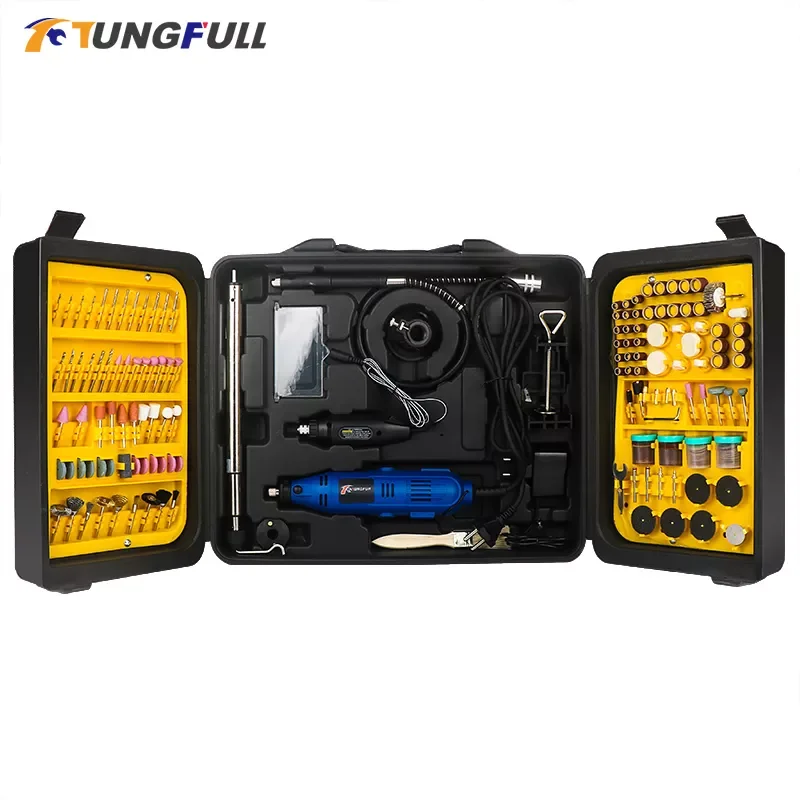 NEW 220V Double Mini Drill Rotary Tool Set DIY Grinder 6 Speed Abrasive Polishing Machine 130W Engraver With Dremel Accessories
NEW 220V Double Mini Drill Rotary Tool Set DIY Grinder 6 Speed Abrasive Polishing Machine 130W Engraver With Dremel Accessories