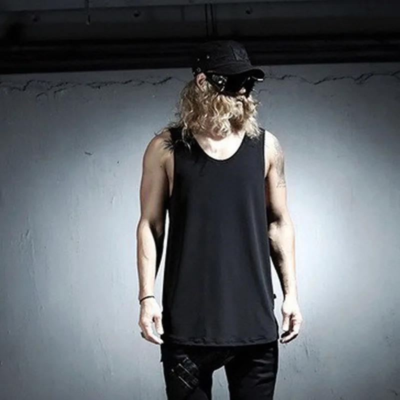 Youth summer uniform color before and after long hip-hop loose fashion casual vest male summer sleeveless jacket with everything
Youth summer uniform color before and after long hip-hop loose fashion casual vest male summer sleeveless jacket with everything