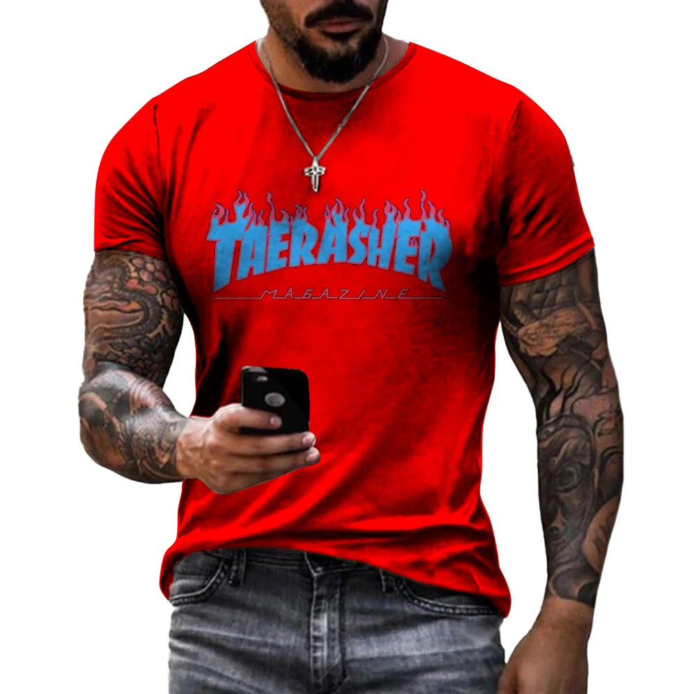 Футболка мужская летняя с коротким рукавом и 3D-принтом
Футболка мужская летняя с коротким рукавом и 3D-принтом