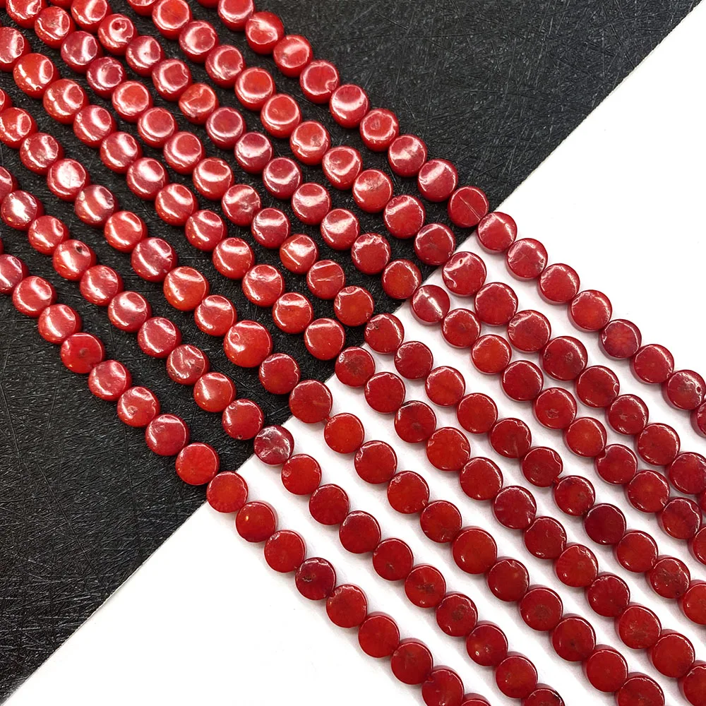 Red Coral Beads Synthetic Round Cake Beads for Jewelry Making DIY Necklace Bracelet Earrings Accessories Jewelry 3x6mm
Red Coral Beads Synthetic Round Cake Beads for Jewelry Making DIY Necklace Bracelet Earrings Accessories Jewelry 3x6mm