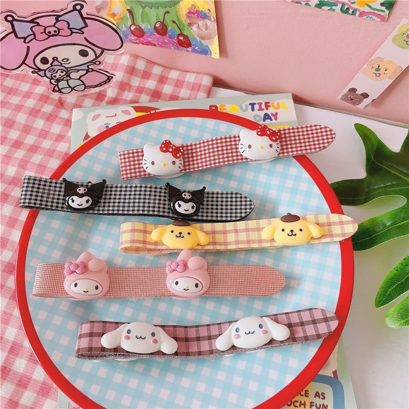 Sanrio Hellokitty Mymelody Kuromi Cinnamoroll Pompom Purin Kawaii New Girl Hair Accessories Cute Cartoon Headband Headdress
Sanrio Hellokitty Mymelody Kuromi Cinnamoroll Pompom Purin Kawaii New Girl Hair Accessories Cute Cartoon Headband Headdress