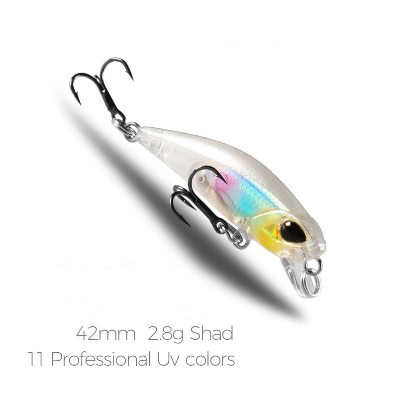 42mm 2.8g Fishing lures Minnow Artificial Baits crank with VMC Hooks slow Sinking Hrard lure wobblers Crankbaits fishing tackle
42mm 2.8g Fishing lures Minnow Artificial Baits crank with VMC Hooks slow Sinking Hrard lure wobblers Crankbaits fishing tackle