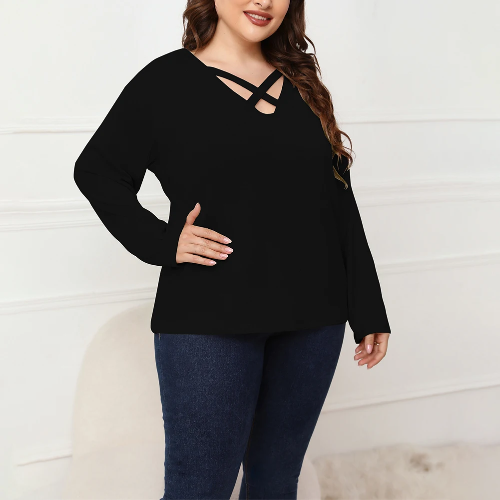 2022 New Plus Size Keep Warm In Autumn And Winter Womens Long Sleeve Blouse Loose Tee Shirt Daily Casul Solid Tops XL-4XL
2022 New Plus Size Keep Warm In Autumn And Winter Womens Long Sleeve Blouse Loose Tee Shirt Daily Casul Solid Tops XL-4XL