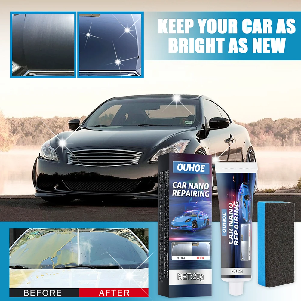 Car Cleaning Accessories Auto Care Nano Ceramic Car Glass Coating Liquid Hydrophobic Anti-Scratch 20g
Car Cleaning Accessories Auto Care Nano Ceramic Car Glass Coating Liquid Hydrophobic Anti-Scratch 20g