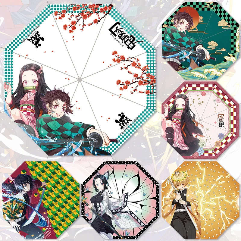 Adult Demon Slayer Blade Jujutsu Kaisen Folding Anime Umbrella Kimetsu No Yaiba Ninja Samurai Umbrella Rain Windproof Parasol
Adult Demon Slayer Blade Jujutsu Kaisen Folding Anime Umbrella Kimetsu No Yaiba Ninja Samurai Umbrella Rain Windproof Parasol